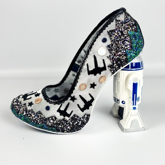 Irregular Choice x Star Wars Battle with Artoo R2D2 Heels Size 6.5 - Picture 10 of 11